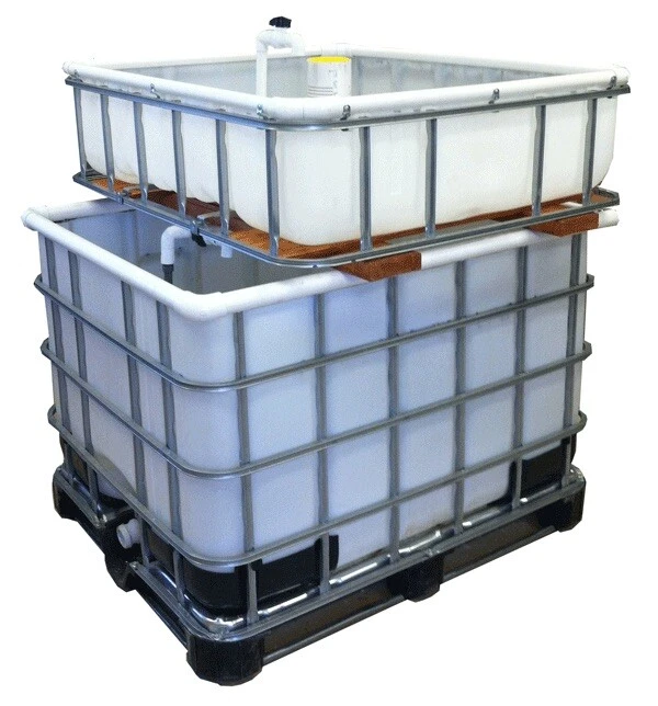 IBC Aquaponic - гидропонный комплект сделай сам сантехника. Для высокопродуктивного садоводства! - Изображение 2 из 2