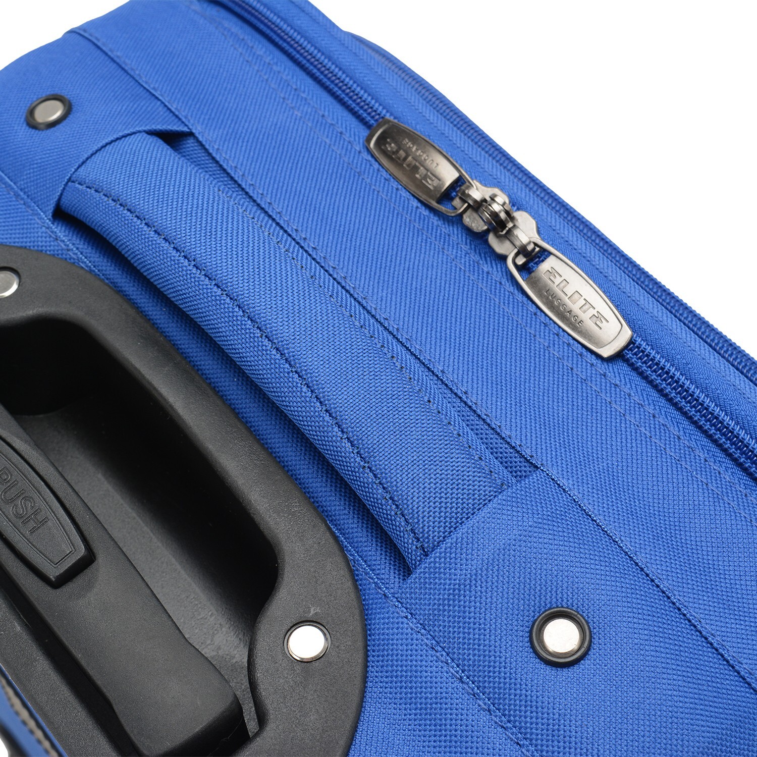 Elite Luggage Turin 4Pc Softside Lightweight Upright Rolling Travel