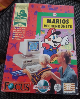 Mario s Rechenkünste Pc CD mit ovp top und selten  Super Mario Nintendo
