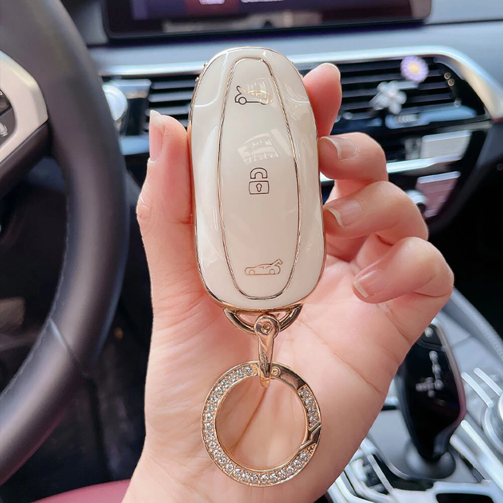  Erivis Car Key Holder for Tesla Model 3 Model Y