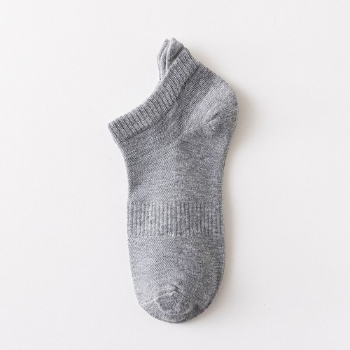 Calcetines de malla de algodón para hombre de corte bajo calcetines de tobillo cortos lisos calcetines informales para barco✔ - Imagen 16 de 27