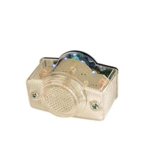 Feu ar universel blanc leds rouges pour remplacer un eclairage arriere de moto defaillant