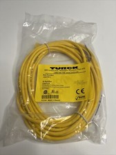 New TURCK PKW 3M-5 Right Angle Female M8 Pico Fast Single End Cordset (5M) 
