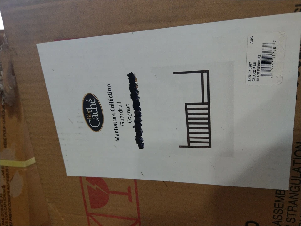 Riel de protección para niños pequeños Baby Cache Manhattan Collection - Coñac 4575-COG Foto 3 de 4