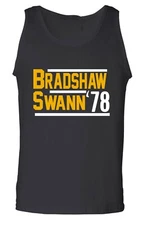 Terry Bradshaw Lynn Swann Pittsburgh Steelers 1978 TANK-TOP