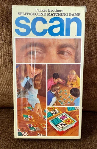 RARE SEALED SCAN Vintage 1970 Parker Brothers Split Second Matching Card Game