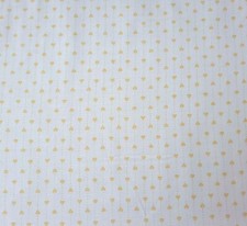 Basically Hugs BTY Helen Stubbings P B Textiles Yellow on White Heart Stripe