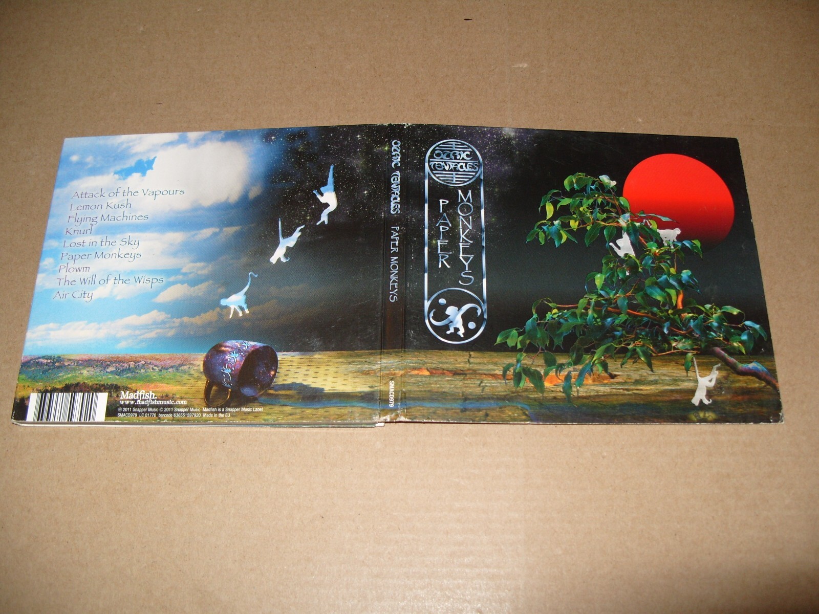 Ozric Tentacles : Paper Monkeys 2011 CD NEAR MINT CONDITION/DIGIPAK VG+ CONDIT