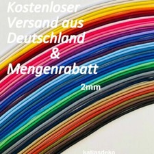 2mm Gummikordel Gummiband Hutgummi Gummilitze Rundgummi elastisch viele Farben 