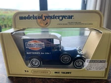 Matchbox Models of Yesteryear Y-5 1927 Talbot Delivery Vans Ever Ready