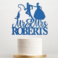 Wedding Cake Toppers Personalised Fishing Bride Groom Fisherman Decoration UK