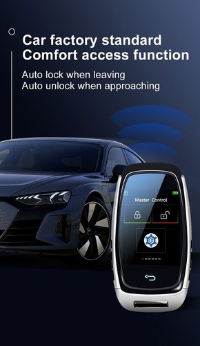 Easy Install Black Car Smart Remote Key LCD Screen For Car With Engine Start - Picture 8 of 11