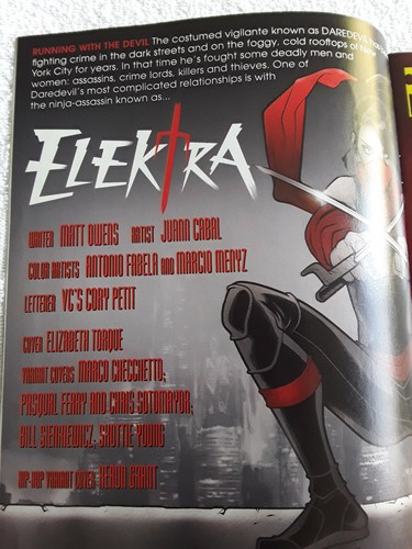Elektra (April 2017, Marvel) #1 Variant VF+ - Picture 4 of 5