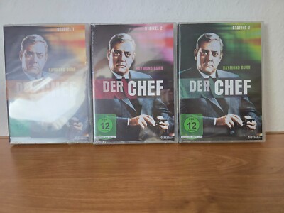 ''DER CHEF'' mit  Raymond Burr, Staffel 1/2/3, 18 DVDs, NEU