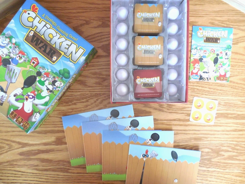 NEW!  ThinkFun "Chicken War" Strategic Guessing Game for Ages 8+ - Image 4 of 4