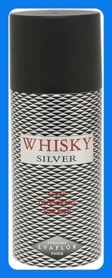 WHISKY Deo - Evaflor Silver 150 ml for Men New Deodorant Spray-For men