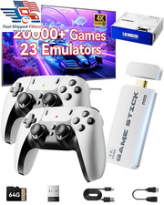 2026 Upgraded Retro Gaming Console, Retro Game Stick, 4K HD HDMI TV Game Stick,