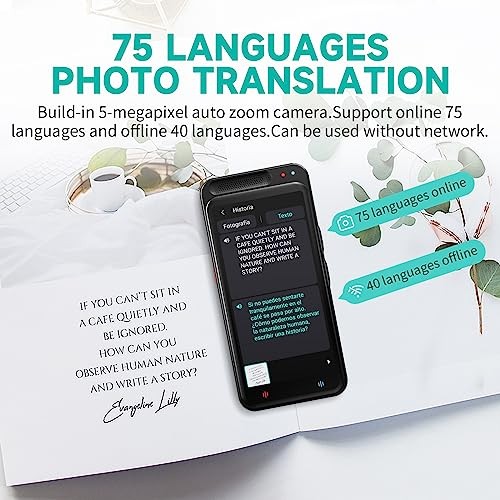 VORMOR Z6 Caits Language Translator Device VORMOR ChatGPT KI Translator - Schwarz - Bild 4 von 5
