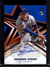 2026 Topps Brandon Sproat Baseball Stars Auto RC Blue Rookie #/150 Mets