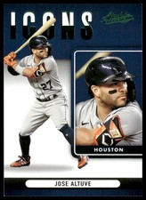 2022 Panini Absolute #I-8 Jose Altuve Icons Retail Houston Astros