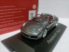 Herpa 1:43 Porsche Cape Roadster Model Porsche 911 Targa 4 Dark Grey Box Old