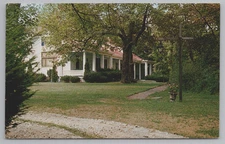Postcard: Home & Studio of J Otis Adams. Noted Indiana Artists.