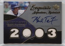 2007 Upper Deck Exquisite Rookie Signatures Gold /50 Mark Teixeira Auto 7xr