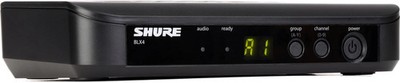 Shure BLX4 Single Channel Wireless Receiver w/ Frequency QuickScan, Audio Status