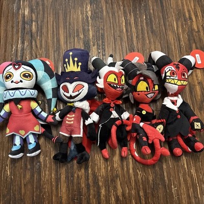 Helluva Boss 9 Inch Plush Lot Of 5 Warren James New With Tags Hot Topic Rare