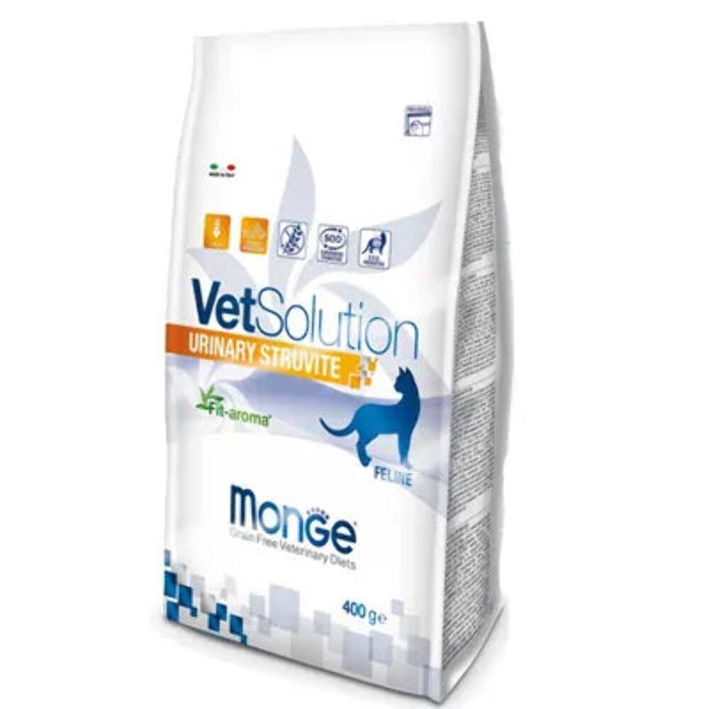 MONGE VETSOLUTION CAT URINARY STRUVITE 400 GR.