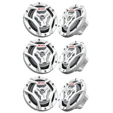 JVC 3 Pairs CS-DR6201MW Marine Speaker 6.5" 2-Way White