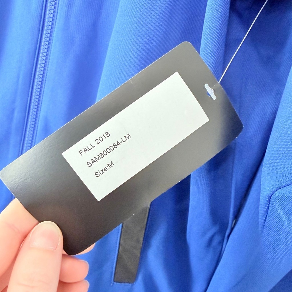 Saucony Performance Jacket Men's Size Medium Blue Black Full Zip Activewear thumbnail 9