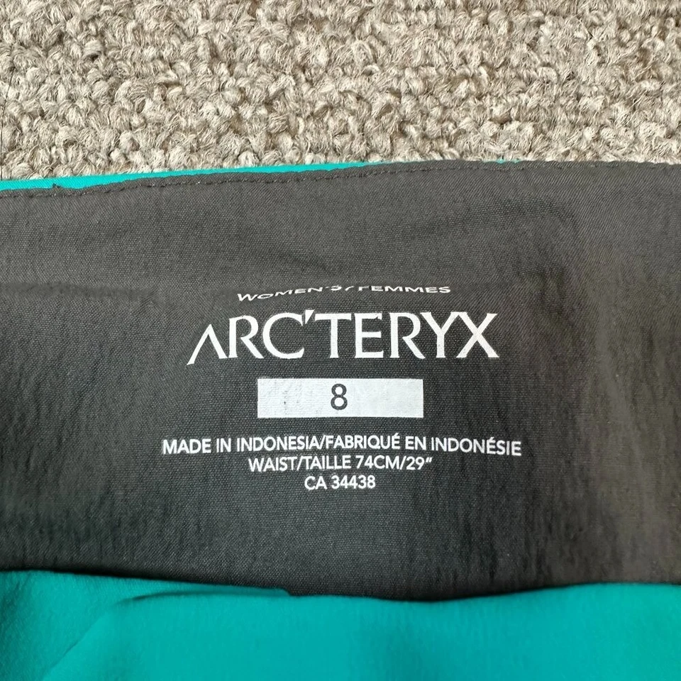 Pantalones de esquí Arc'Teryx Sentinel azul verdoso Gore-Tex nieve para mujer talla 8 Foto 4 de 4