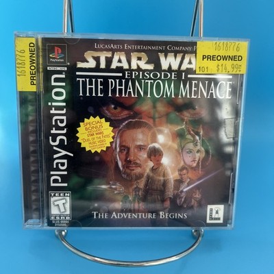 Star Wars: Episode I The Phantom Menace (Sony PlayStation 1, 1999) PS1 Complete 