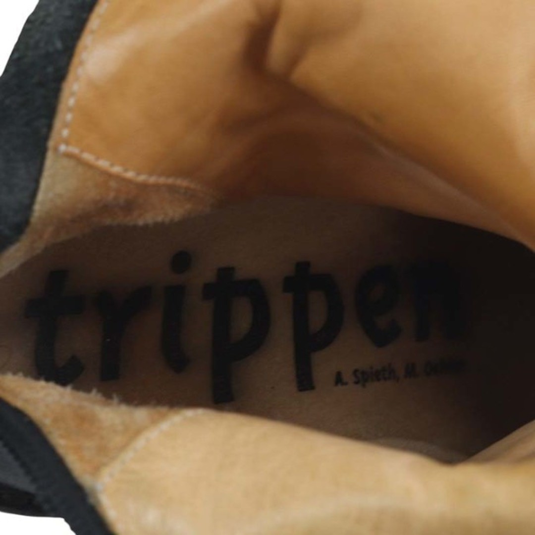 Trippen Mid Boot Leather Back Zip Boots Middle 37 23.5cm Trippen Mid Boot Leather Back Zip Boots Middle 37 23.5cm