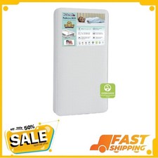 Kolcraft Pediatric 800 Extra Firm Baby Crib Toddler Mattress, 80 Coil, Ecru