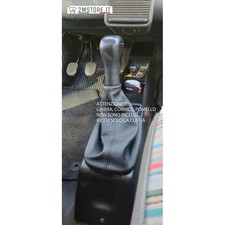 Cuffia in vera pelle nera leva cambio FIAT PANDA 141 4x4 750 900 1100 fire