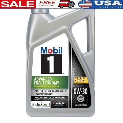 Advanced Fuel Economy Full Synthetic Motor Oil 0W30 Engine Protection 5QT New