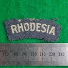 WW2 Rhodesian Air Force Shoulder Title Badge - Rhodesia British Colonial
