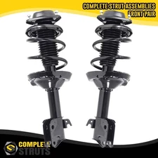 Front Pair Complete Struts & Coil Springs for 2004-2007 Subaru Impreza Sedan