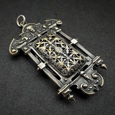 Neorenaissance Medaillon Anhänger alt antik c. 1880