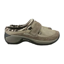 Merrell Encore Echo Coffee Bean Brown Slip-On Clogs Mules Women's 7.5