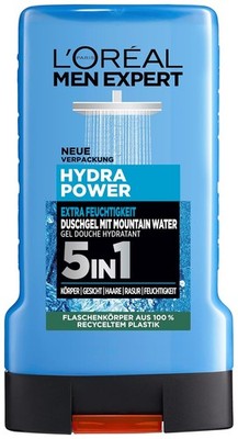 L'Oréal Men Expert Duschgel Shampoo Körper Haar Gesicht Hydra Power 250 ml