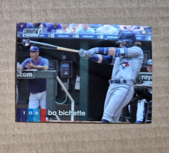 2020 Topps Stadium Club Chrome Bo Bichette #112 Rookie RC Blue Jays Mets