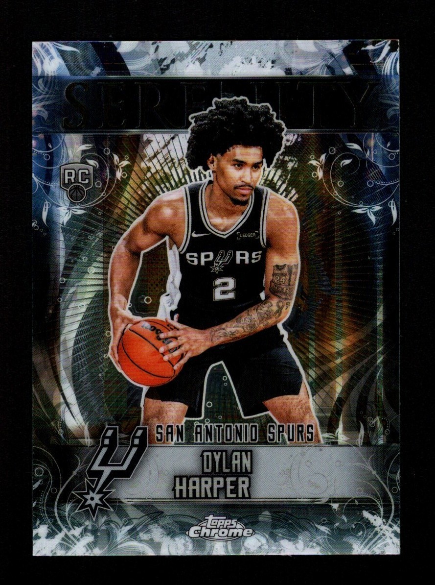 Dylan Harper 2025-26 Topps Chrome RC Serenity Insert #SY-12 San Antonio Spurs