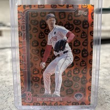 2025 Topps Update Jack o Lantern Walker Buehler Boston Red Sox #US103
