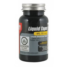 Gardner Bender Liquid Tape Black Rubber Brush-On Liquid Electrical Tape 4 oz
