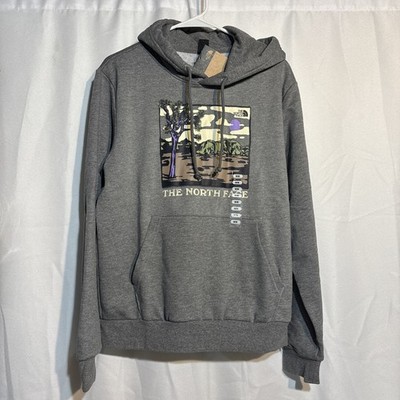 The North Face Desert Half Dome Mid Grey Heathered Hooded  Sweatshirt Men s M