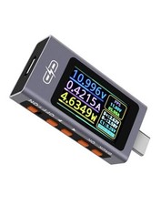 UT01C USB Tester, 3.3-30V 0-12A USB C Cable Tester, Voltage Current Purple