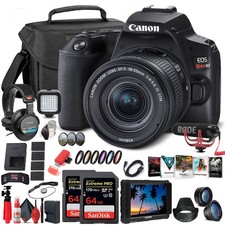 Canon EOS Rebel SL3 DSLR Camera with 18-55mm Lens Black 3453C002 Extra